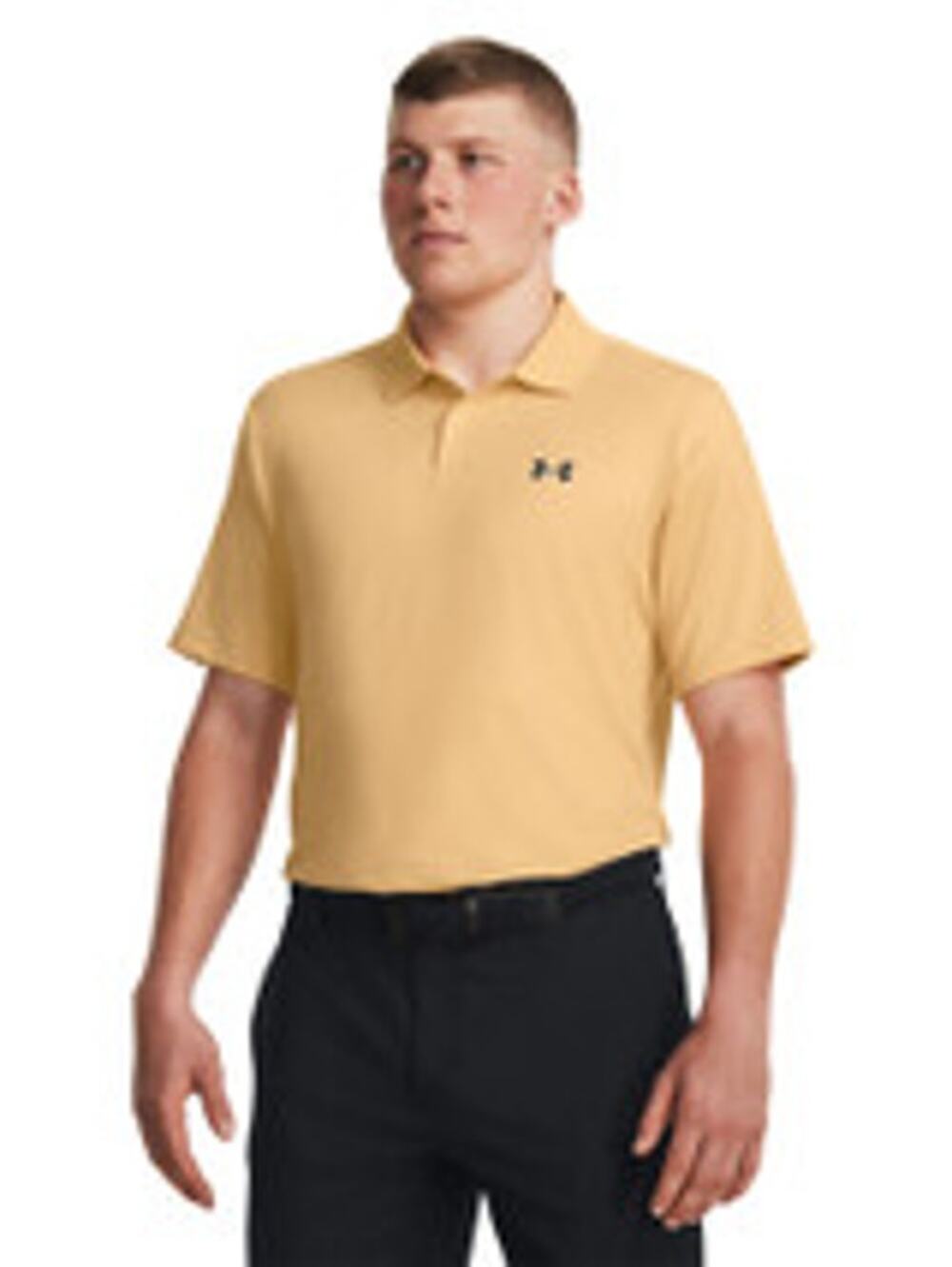 NWT Under Armour Performance 3.0 Golf Polo Mesa Yellow Men’s Size M 1377374-792